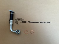 Opel Astra G , H ; Zafira A , B 2.0 Turbo Ölleitung Turbolader 55573353 Ölrücklauf + Dichtringe