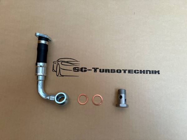 Opel Astra G , H ; Zafira A , B 2.0 Turbo Ölleitung Turbolader 55573353 Ölrücklauf + Schraube und Di