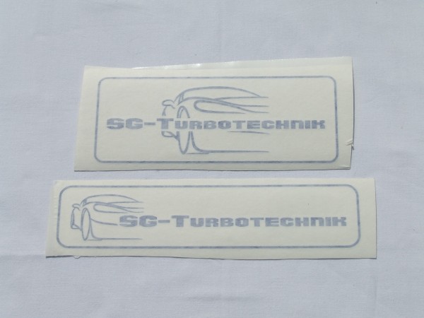 Aufkleber SG-Turbotechnik schwarz
